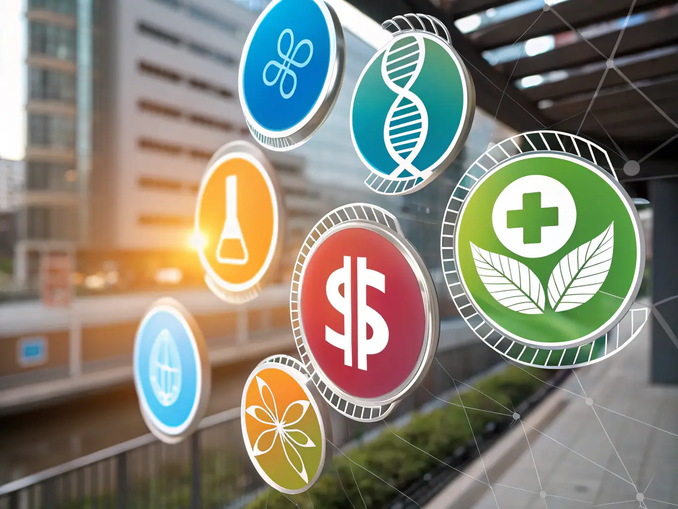 A digital illustration of the South African flag intertwined with a DNA strand, representing the focus on healthcare and pharmaceutical information specific to South Africa.
